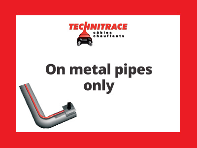 On metal pipes only – TECHNITRACE