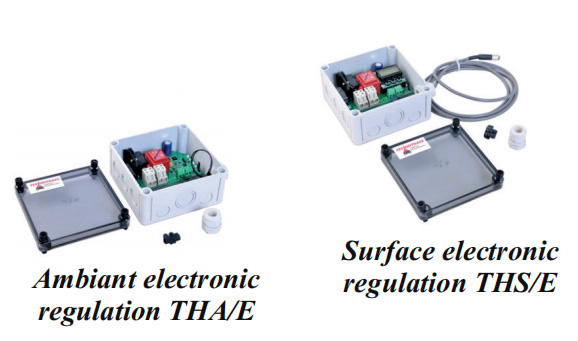 Ambiant electronic regulation THA-E – Surface electronic regulation THS-E – TECHNITRACE