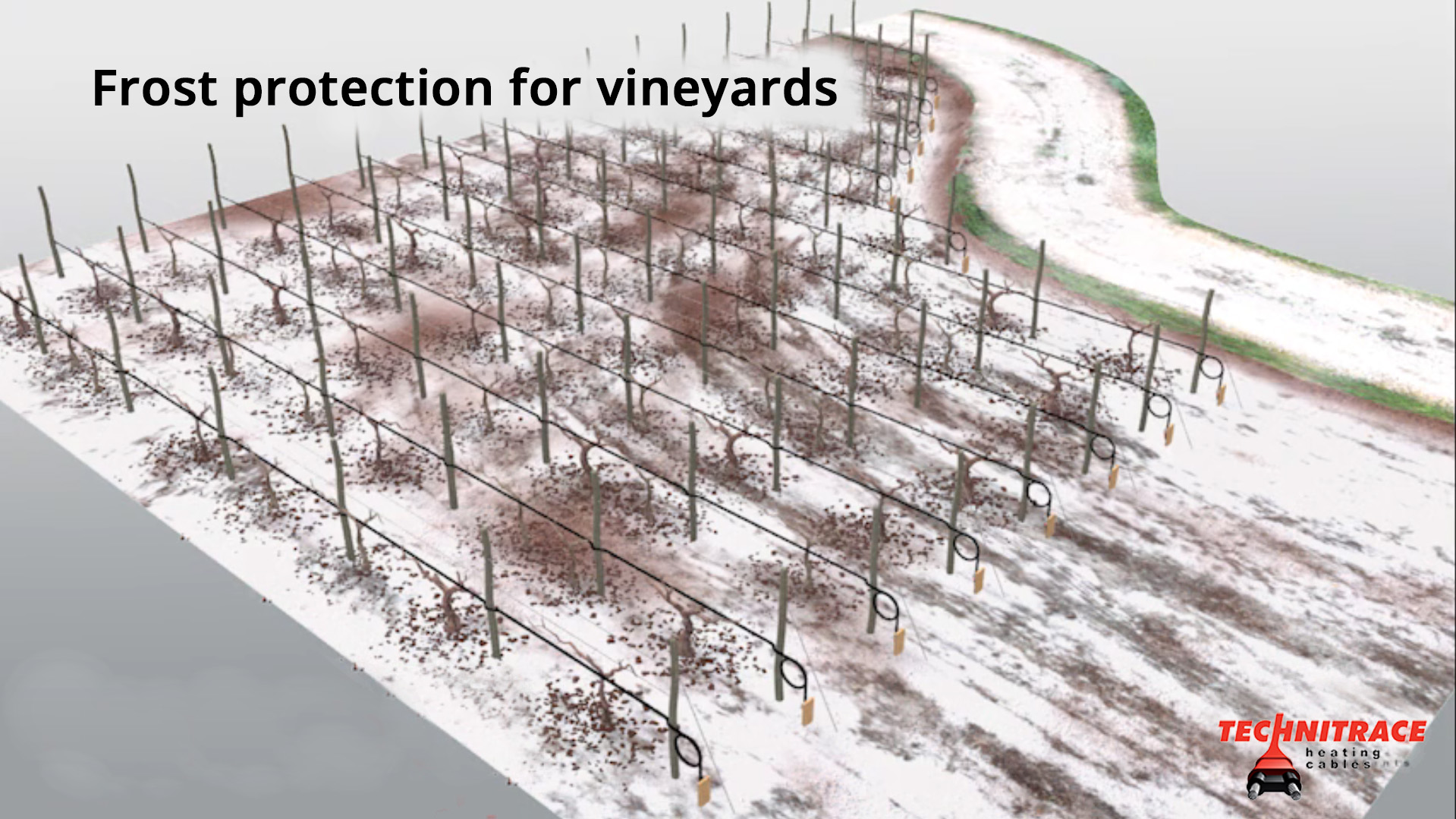 Frost Protection Cable for vineyards – TECHNITRACE 02